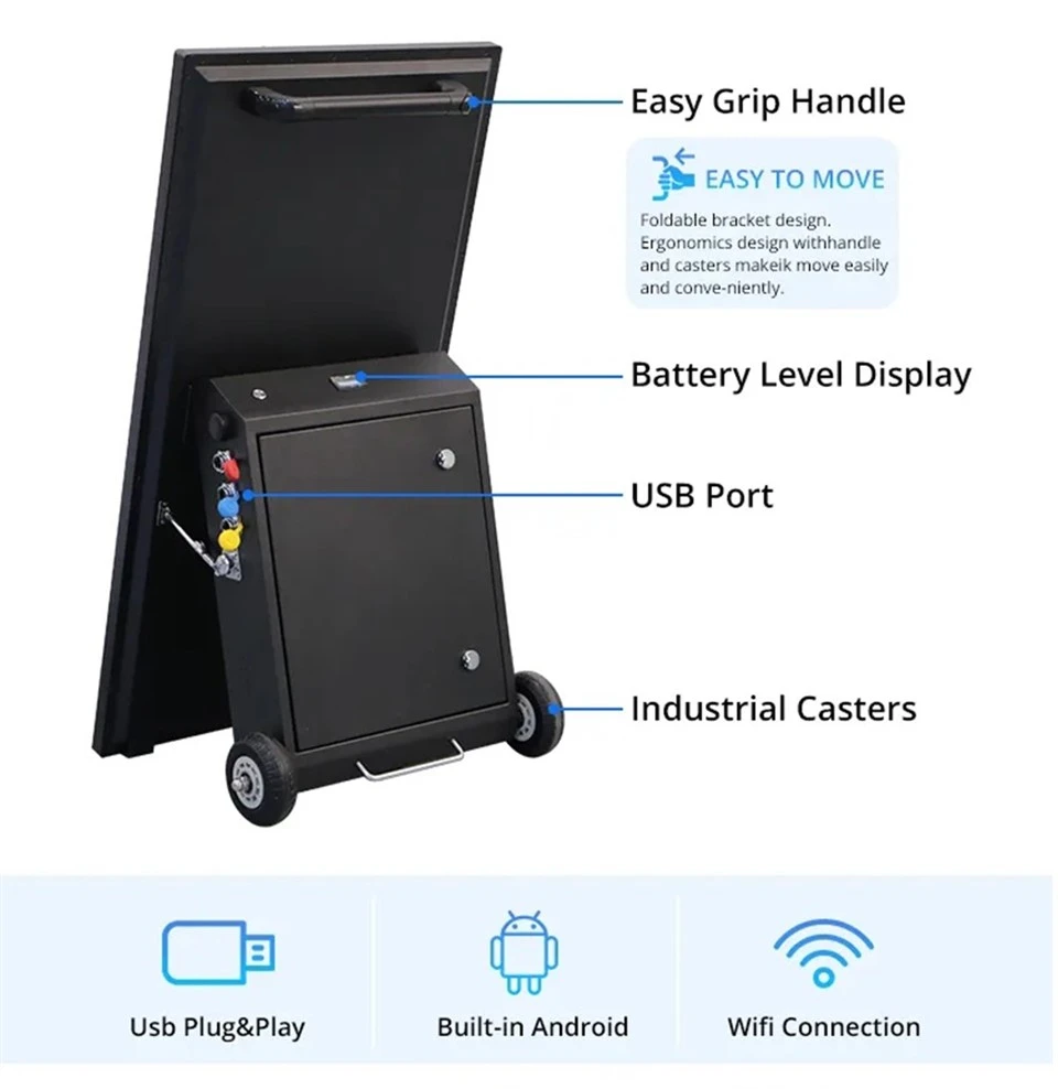 Portable Digital Advertising Screen Outdoor