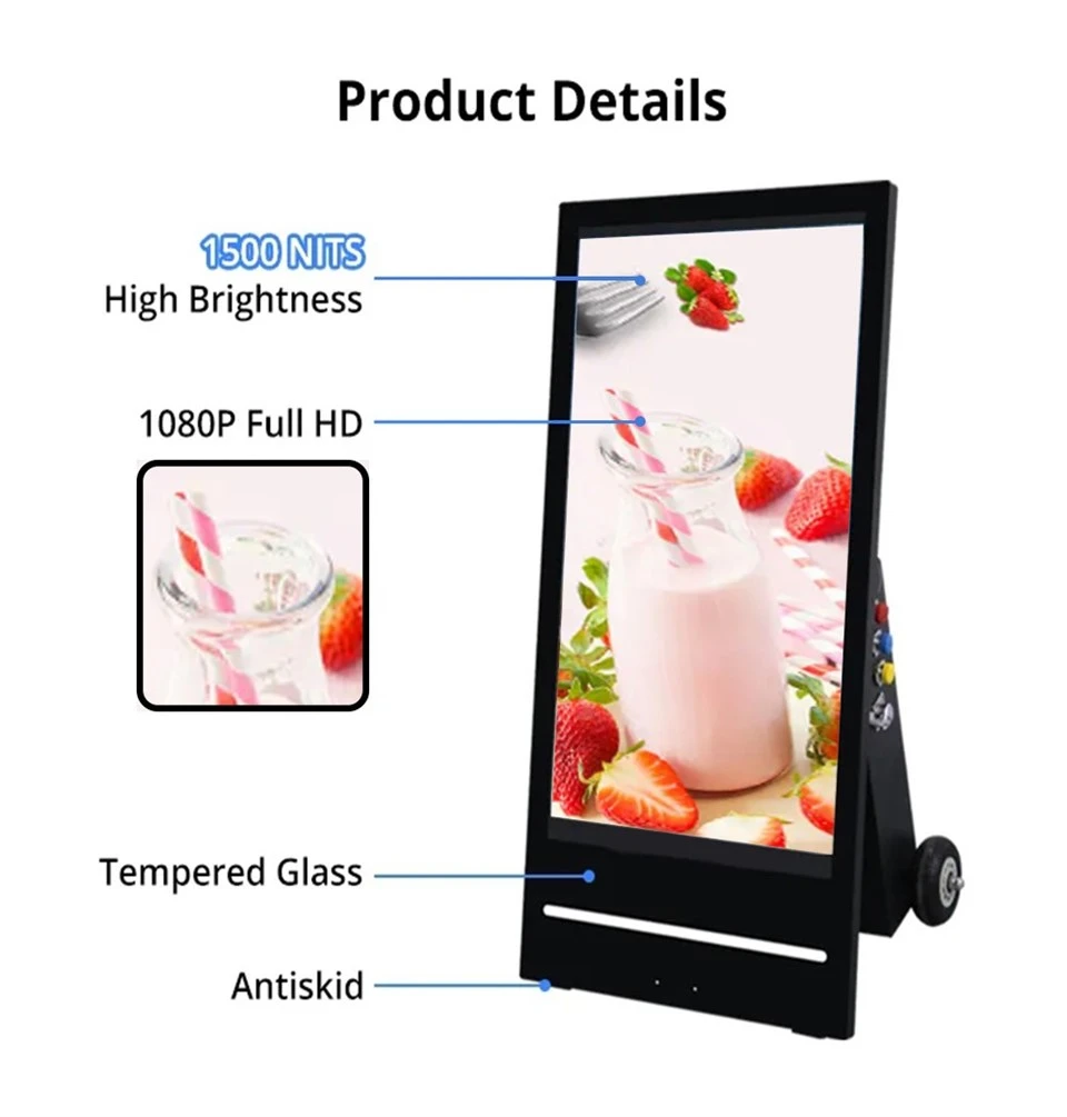 Portable Digital Advertising Screen Outdoor